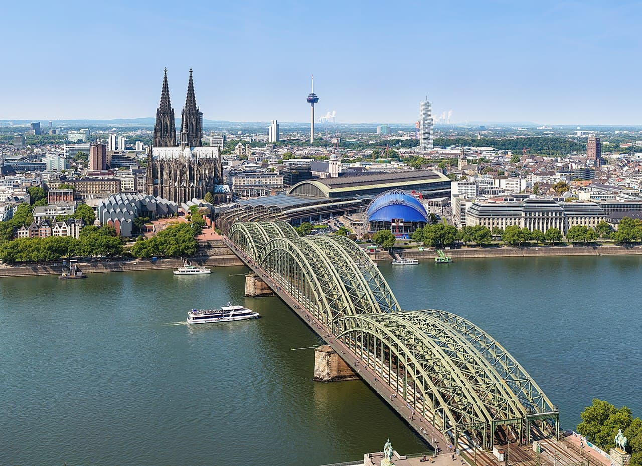 Cologne cityscape in NRW